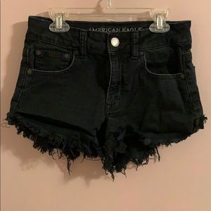 Black American Eagle hi-rise festival shorts